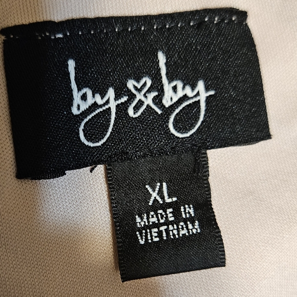 By & By Women's Silky Sleeveless Cinched Waist Midi Dress Size XL - Picture 11 of 11